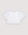 The new society - sakura blouse - pure cloud