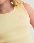 The new society - smiley t-shirt - soft lemon