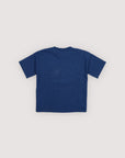 The new society - tns logo t-shirt - indigo denim