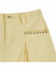 Emile et Ida - pockets canvas shorts - mimosa