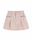 Emile et Ida - cherry pockets canvas skirt - macaron