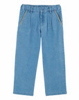 Emile et Ida - pockets denim trousers - light denim