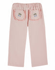 Emile et Ida - cherry pockets canvas trousers - macaron