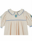 Emile et Ida - embroidered dress - cream
