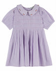 Emile et Ida - smocked embroidered dress - wisteria