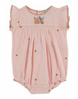Emile et Ida - baby - embroiderd jumpsuit - macaron