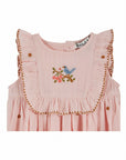 Emile et Ida - baby - embroiedered dress - macaron