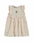 Emile et Ida - baby - embroiedered dress - cream