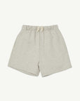Main story - fleece baggy shorts - ecru melange