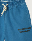 American Vintage - comow denim shorts - stone blue