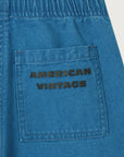 American Vintage - comow denim trousers - stoneblue