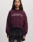 The New Society - teens - lea sweatshirt - winetasting