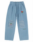 Emile et Ida - genouillere denim torusers - blue