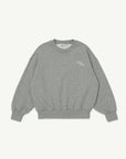 Main Story - crew fleece sweatshirt - grey melange