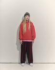 Main Story - hooded fleece sweatshirt - red clay