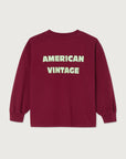 American Vintage - fizvalley longsleeve t-shirt - bordeaux