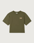 American Vintage - ykobow crop t-shirt - origan