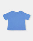 Buho - kids - pocket linen t-shirt - ocean blue