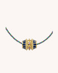 Mya Bay - necklace - gilded gold - blue talisman