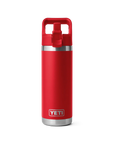 Yeti - rambler - insulated straw bottle - 532ml - rescue red