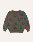 the campamento - kids - Snakes Brown Sweatshirt