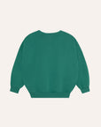 the campamento - kids - Smiling Face Green Sweatshirt