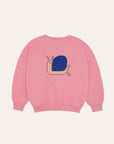 the campamento - kids - Snail Pink Sweatshirt
