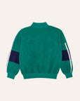 the campamento - kids - Green Color Block Sweatshirt