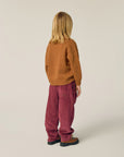 the campamento - kids - Burgundy Corduroy Trousers