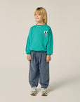 the campamento - kids - Blue Washed Trousers
