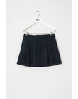 Indee - wallstreet - brushed wrap skirt short - navy