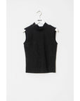 Indee - wanna - lurex top with scarf - black