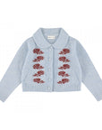 Morley - zuzana - wool cardigan - sky