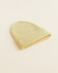 HVID - Newborn beanie - fonzie - light yellow - Hyggekids