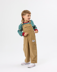 Goldie + Ace - blake - corduroy utility overalls - tan