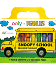 Ooly x peanuts - snoopy school colouring travel kit