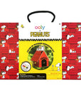 Ooly x peanuts - color in wooden birdhouse kit