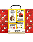 Ooly x peanuts - color in wooden birdhouse kit