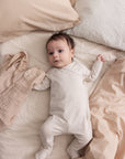 maramar - rubetta - modal onesie - light beige melange