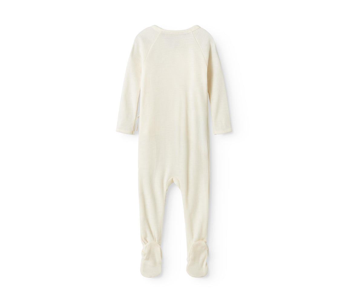 maramar - rubetta - wool rib onesie - natural