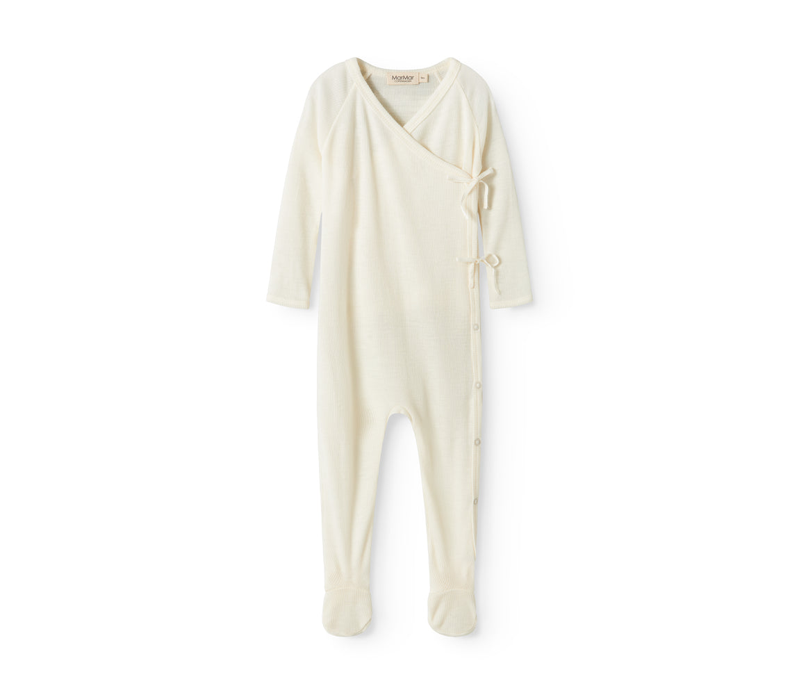 maramar - rubetta - wool rib onesie - natural