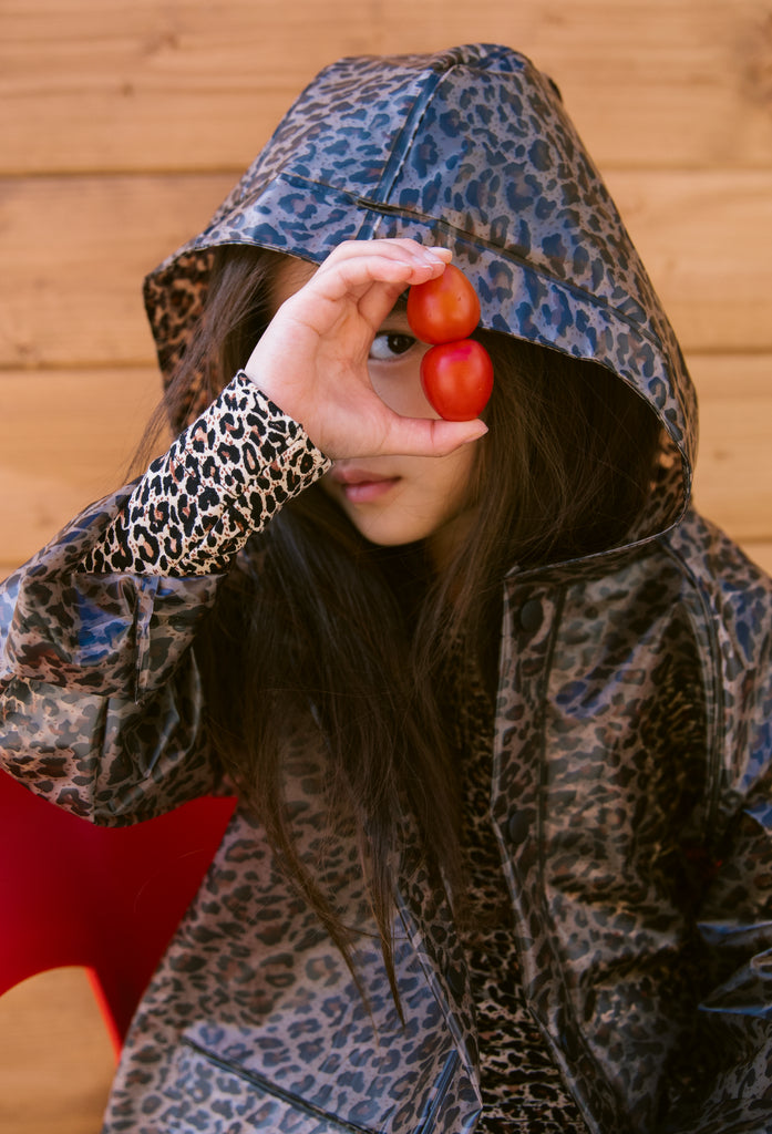 Marmar - odetta - rain coat - brown leo