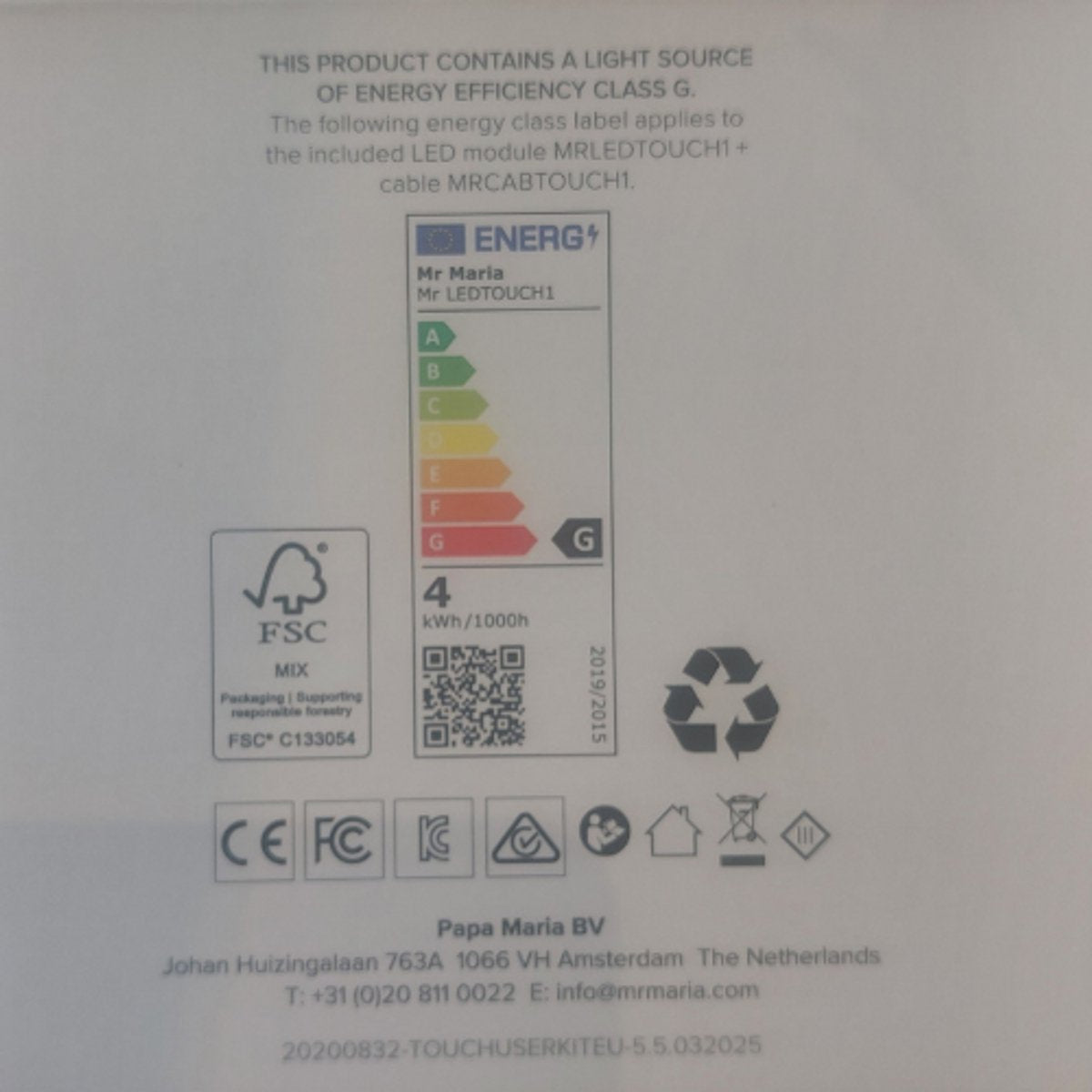 Mr Maria - smiley XL light - pink