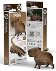 Eugy - cardboard model kit - capybara