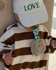 Atelier Pomme - pomme - pacifier cloth - teddy emerald