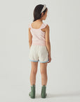 Gingersnaps - Nelly Cross-Stitch Shorts with Lace Trims