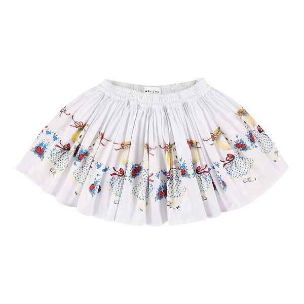 Morley - whizz - queen skirt - cats blue