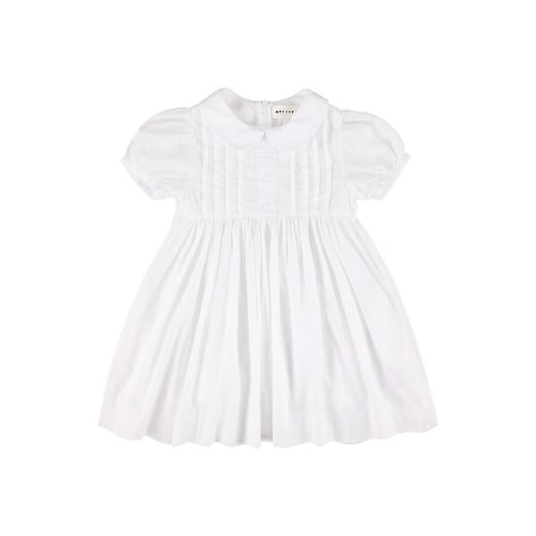 Morley - Xori - glam dress with pleats - white