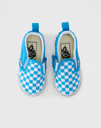 Vans - classic slip-on - checkerboard - blue & white