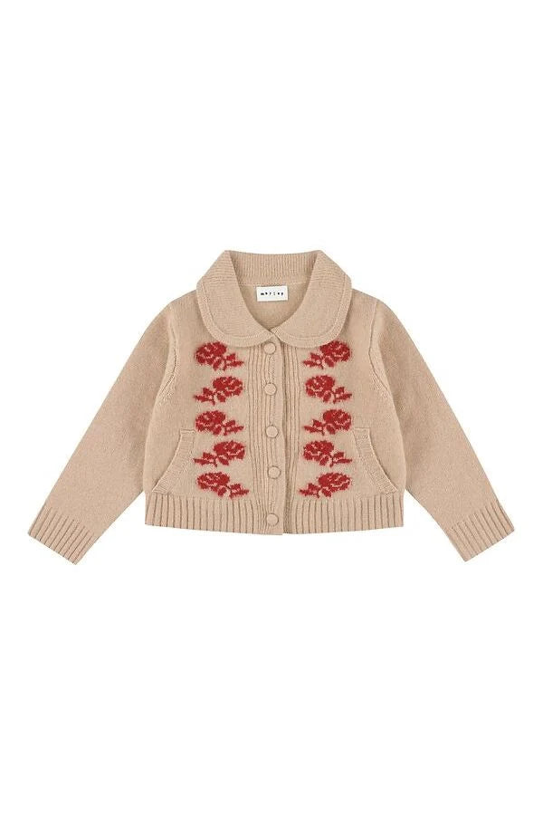 Morley - zuzana - wool cardigan - blush